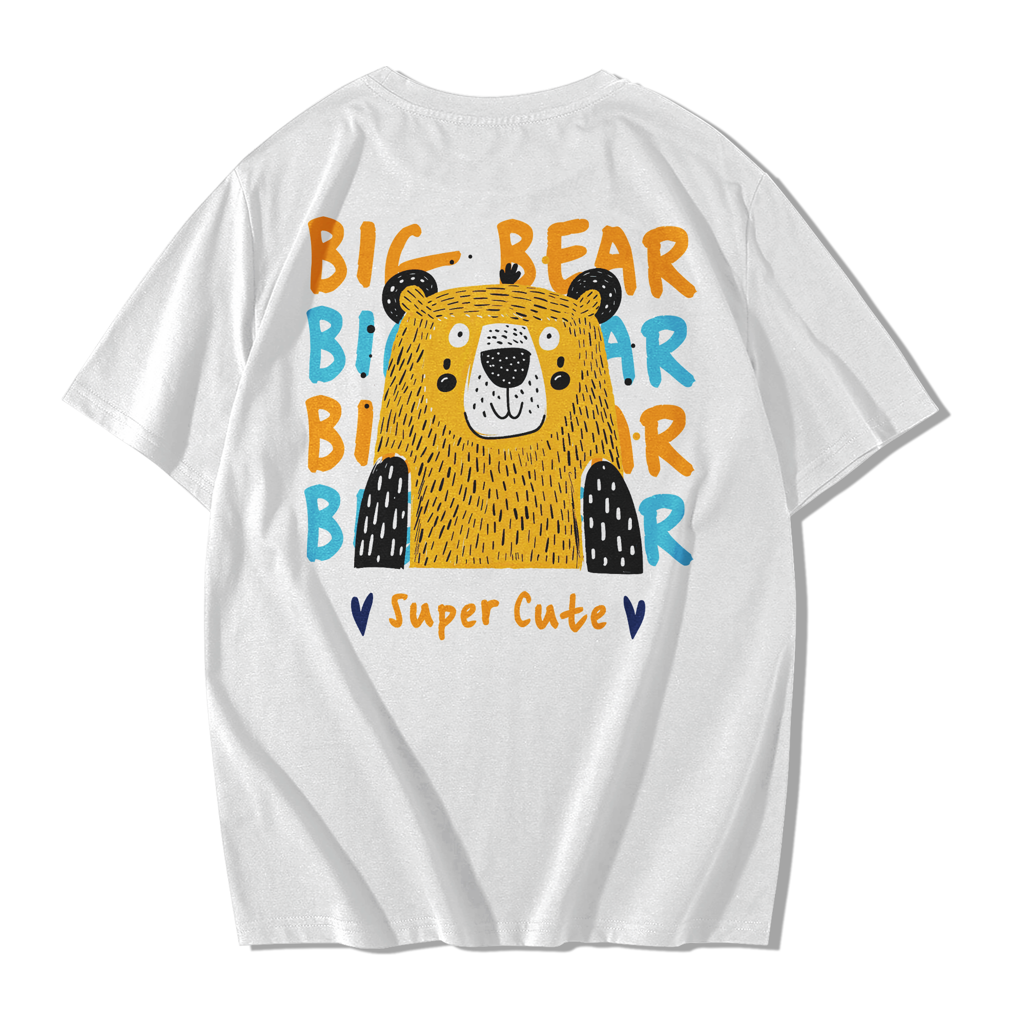 Alfaq Big Bear Super Cute Oversized T-Shirt